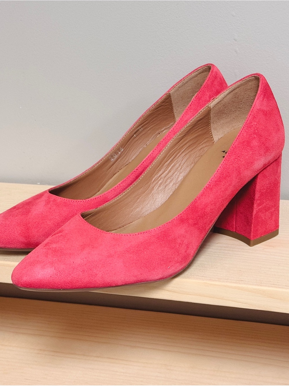 Raspberry Peony Suede Pumps by Aquatalia